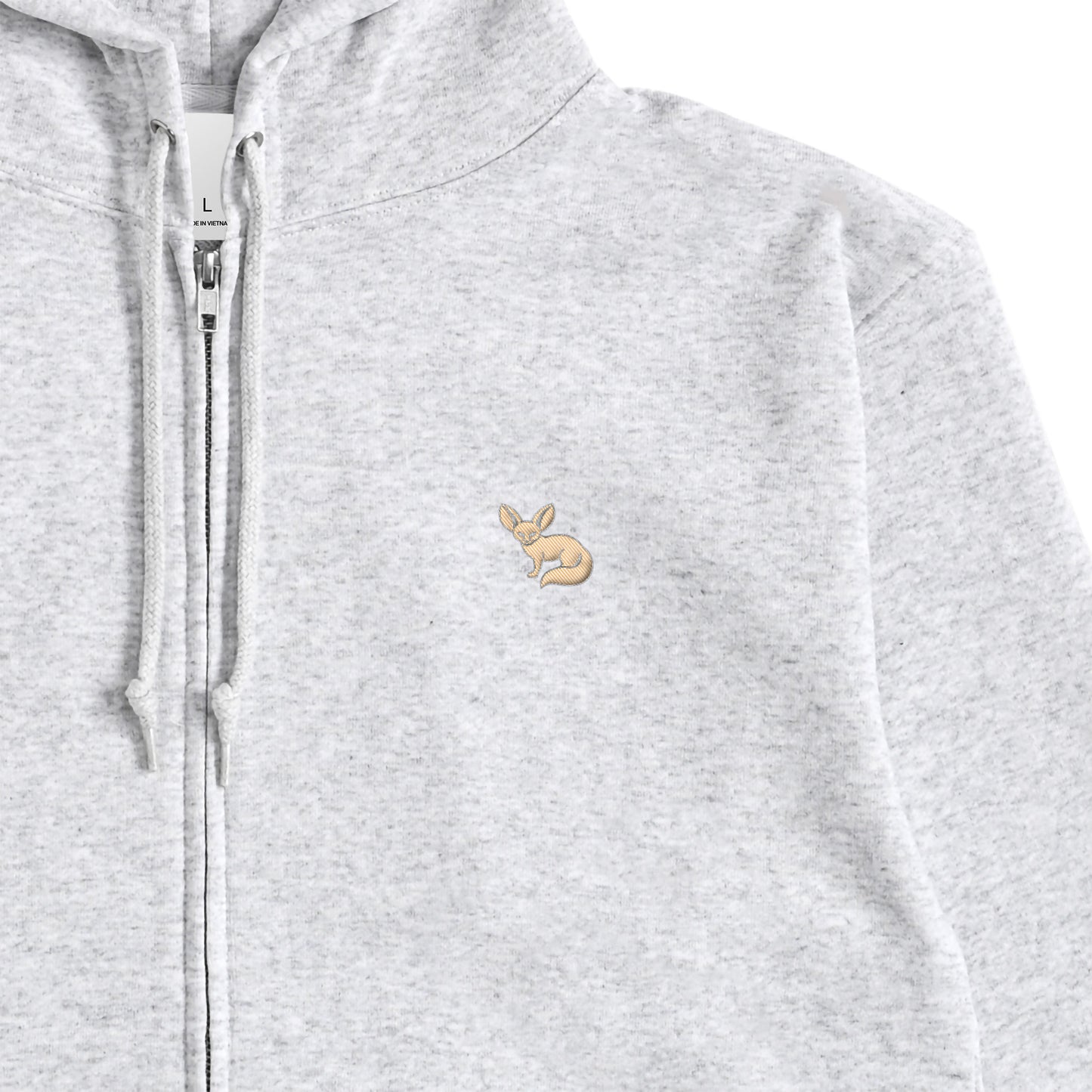 JP Fennex French Terry Zip-Up Hoodie ash image