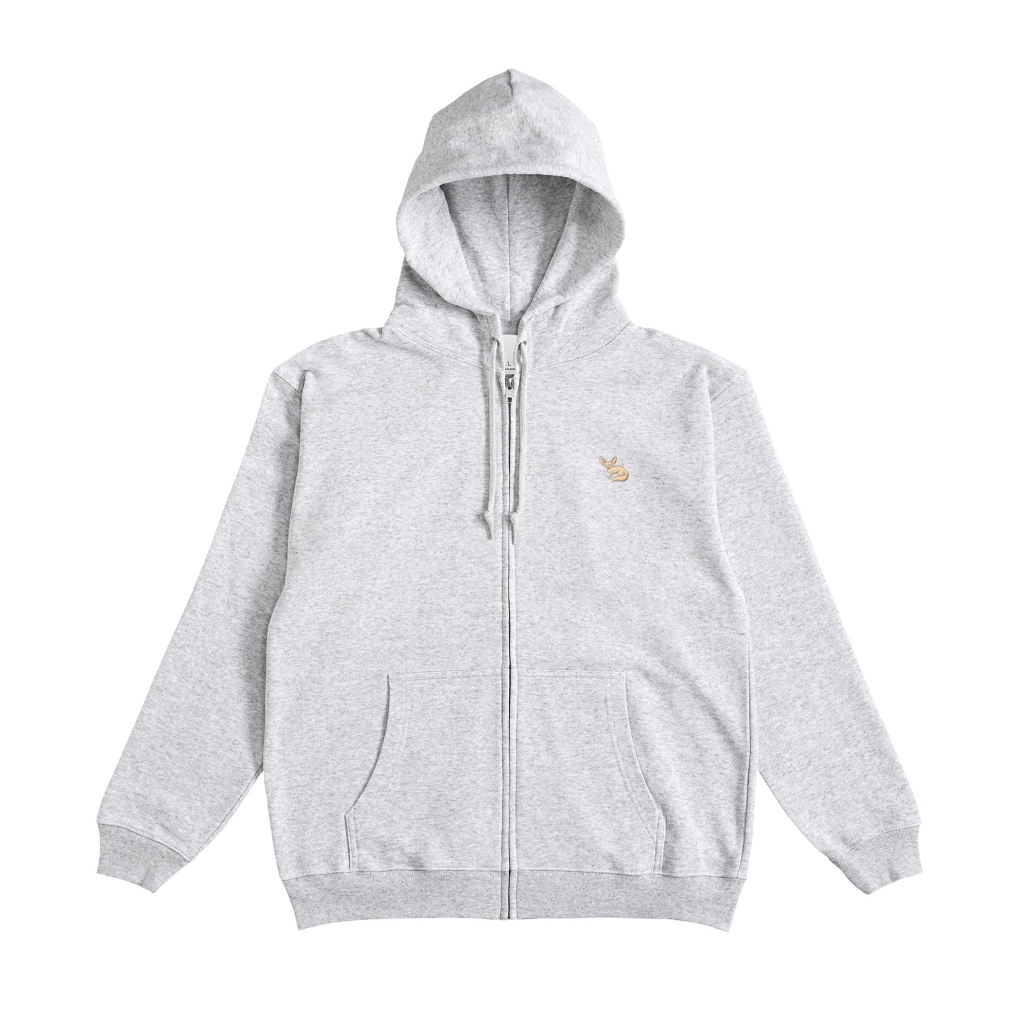 JP Fennex French Terry Zip-Up Hoodie ash image