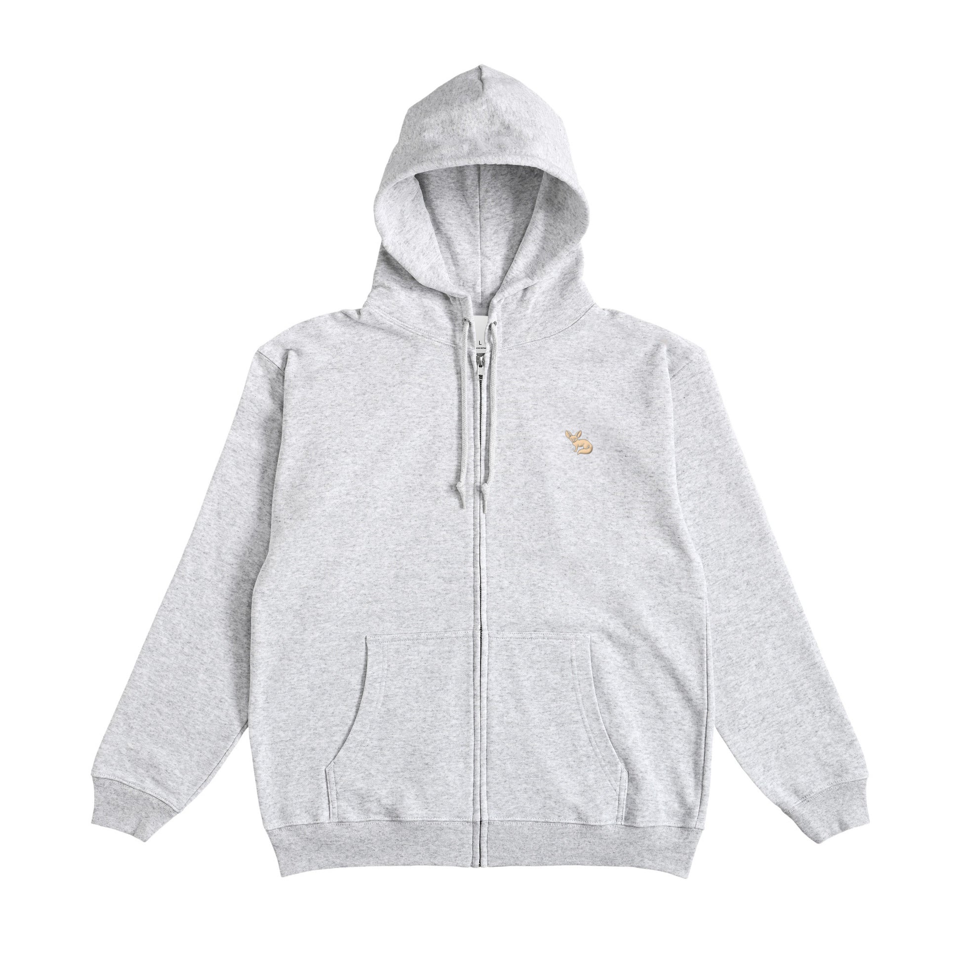 JP Fennex French Terry Zip-Up Hoodie ash image