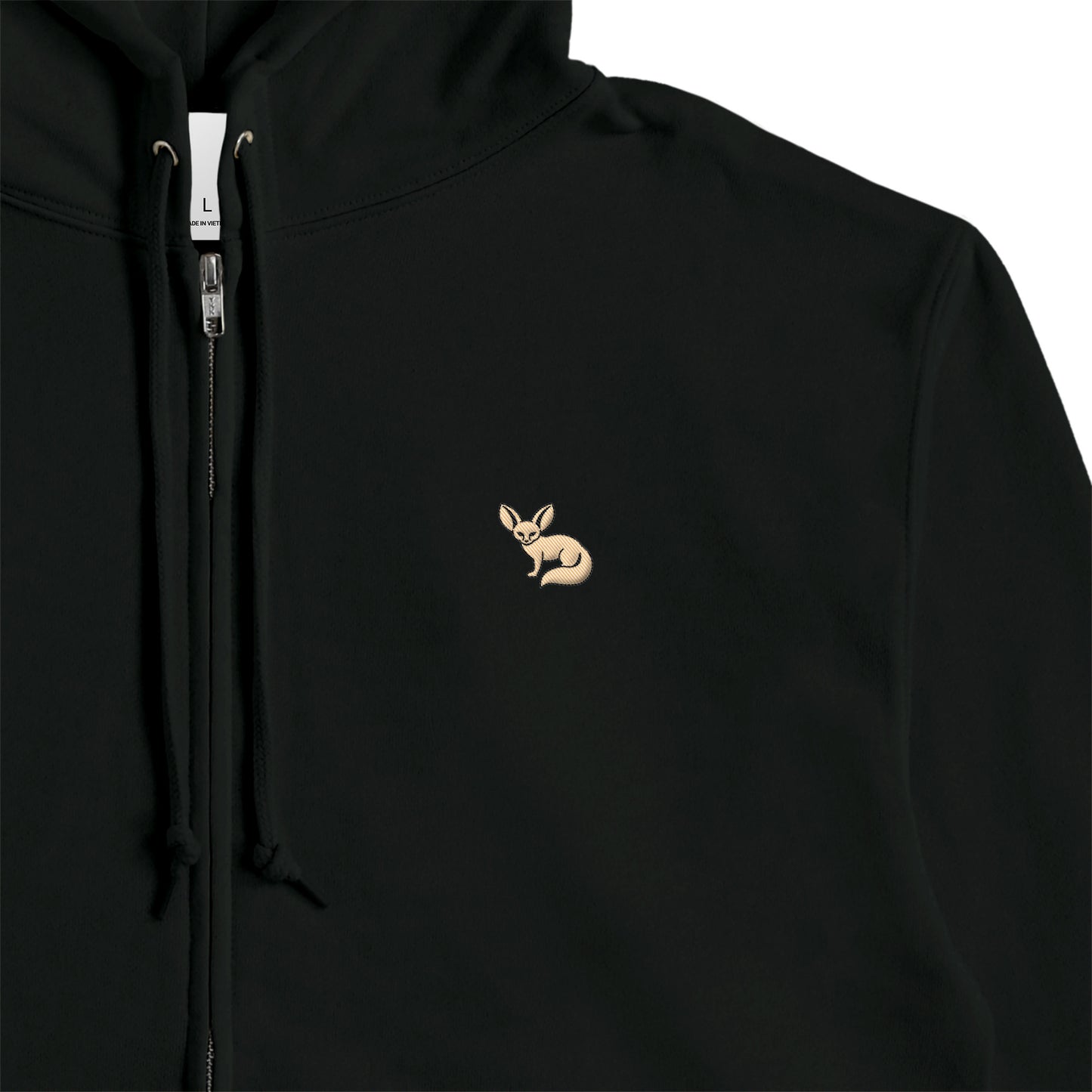 JP Fennex French Terry Zip-Up Hoodie black image