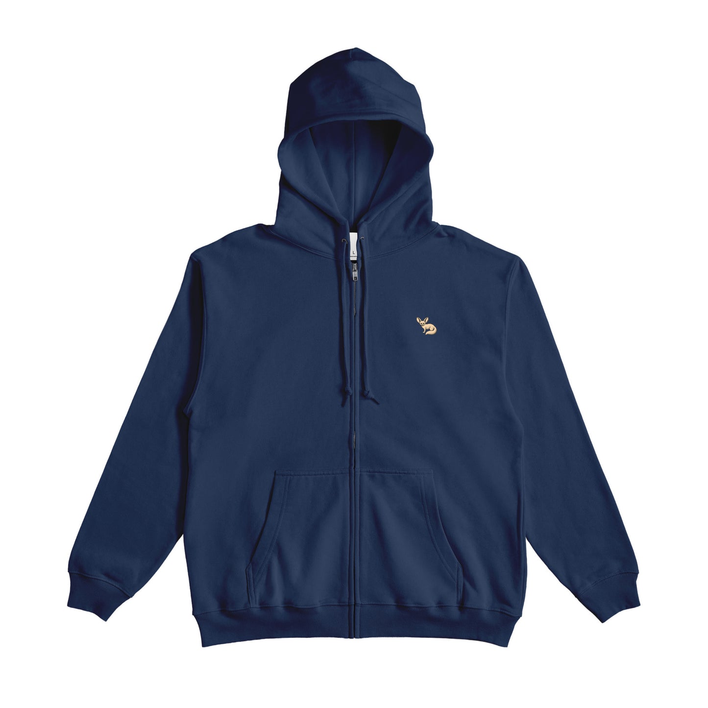 JP Fennex French Terry Zip-Up Hoodie indigo image