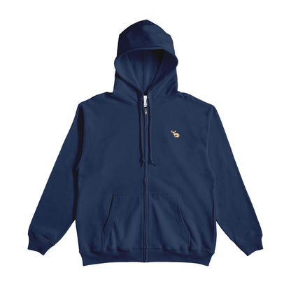 JP Fennex French Terry Zip-Up Hoodie indigo image