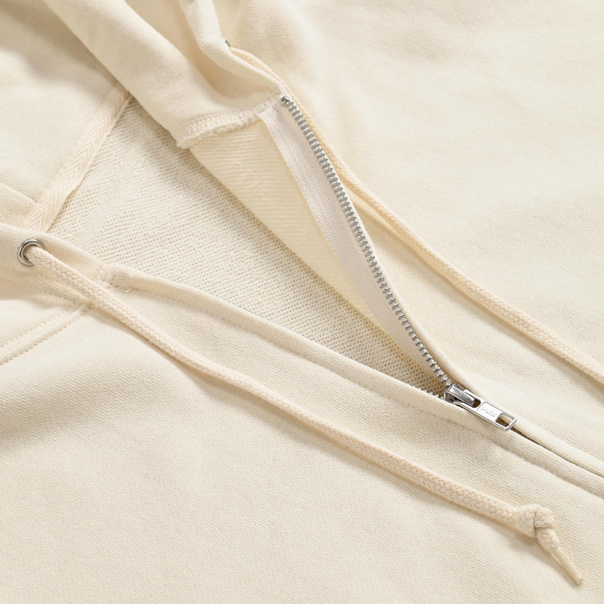 JP Fennex French Terry Zip-Up Hoodie natural image