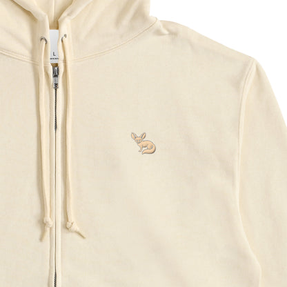 JP Fennex French Terry Zip-Up Hoodie natural image