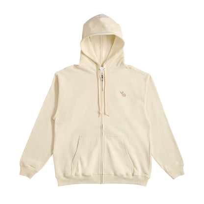 JP Fennex French Terry Zip-Up Hoodie natural image