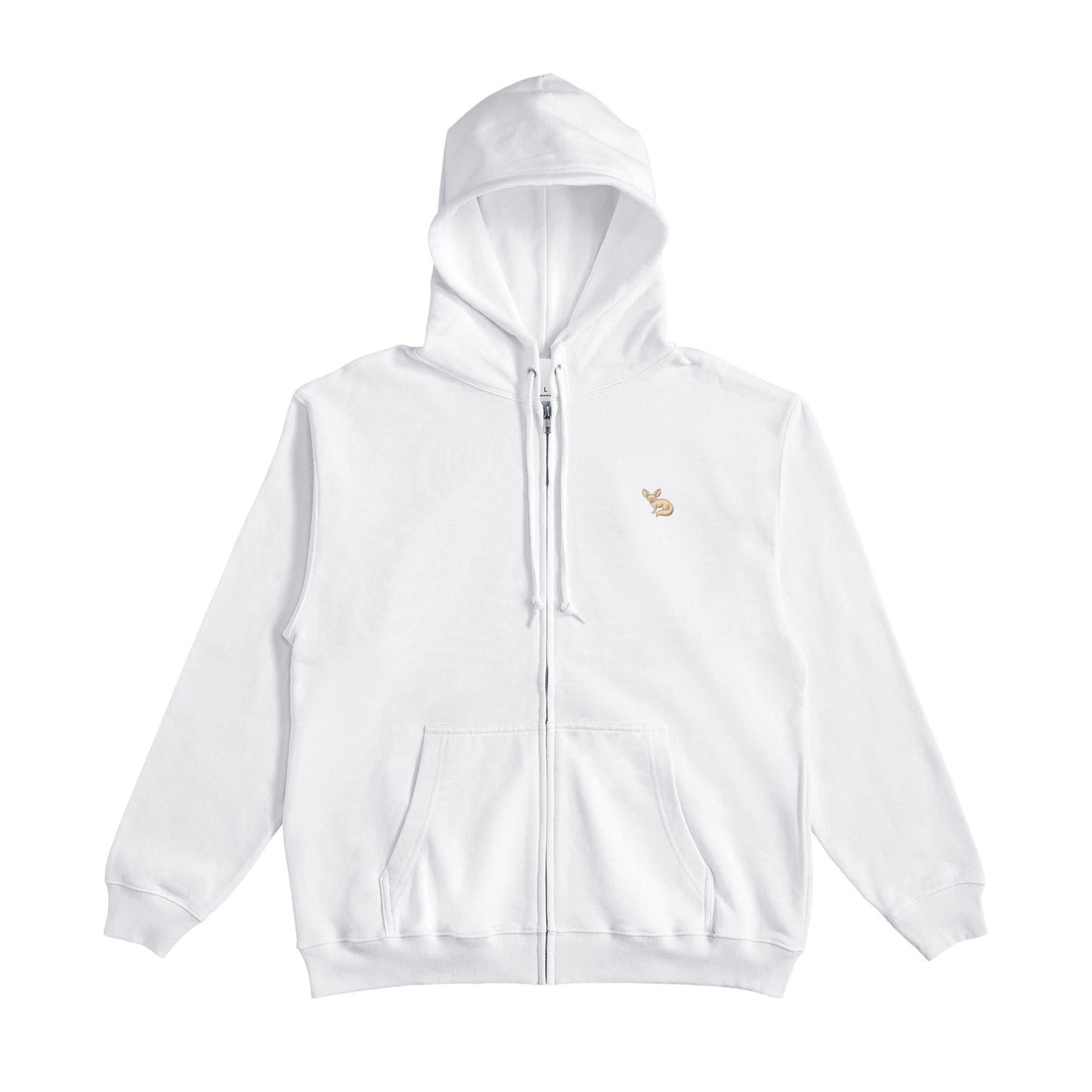 JP Fennex French Terry Zip-Up Hoodie white image