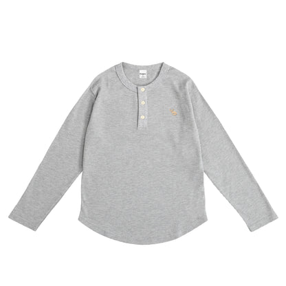 JP Fennex Waffle Henry Neck gray image