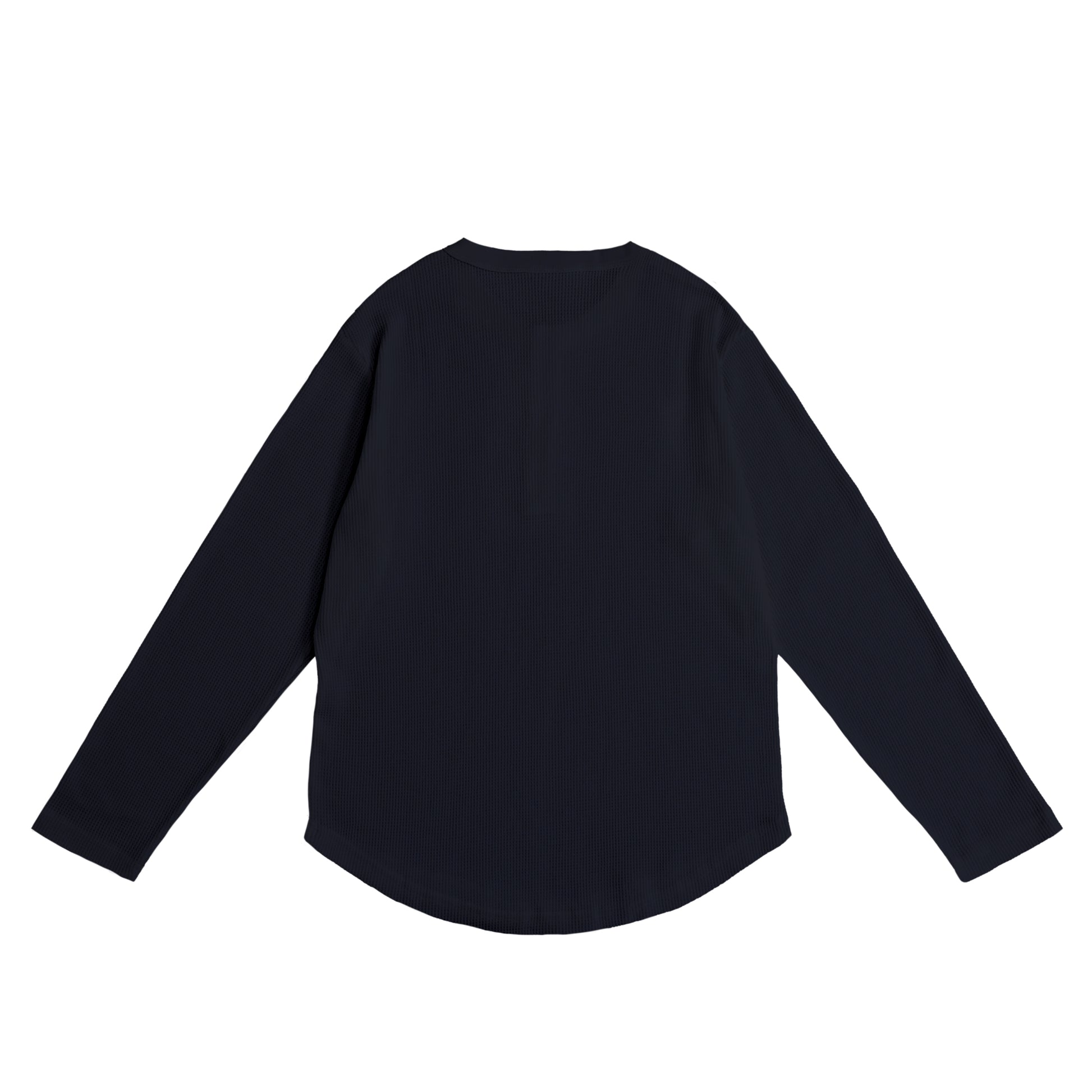 JP Fennex Waffle Henry Neck navy image