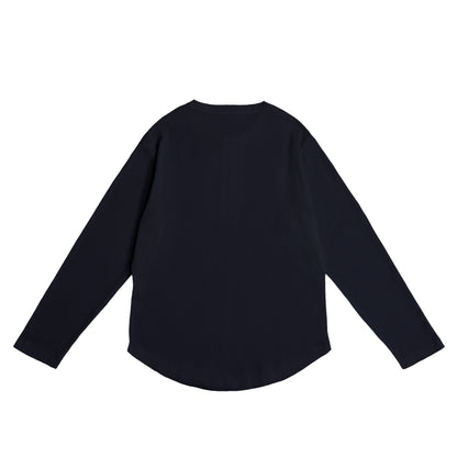 JP Fennex Waffle Henry Neck navy image