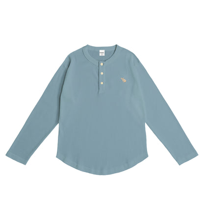 JP Fennex Waffle Henry Neck smoky-blue image