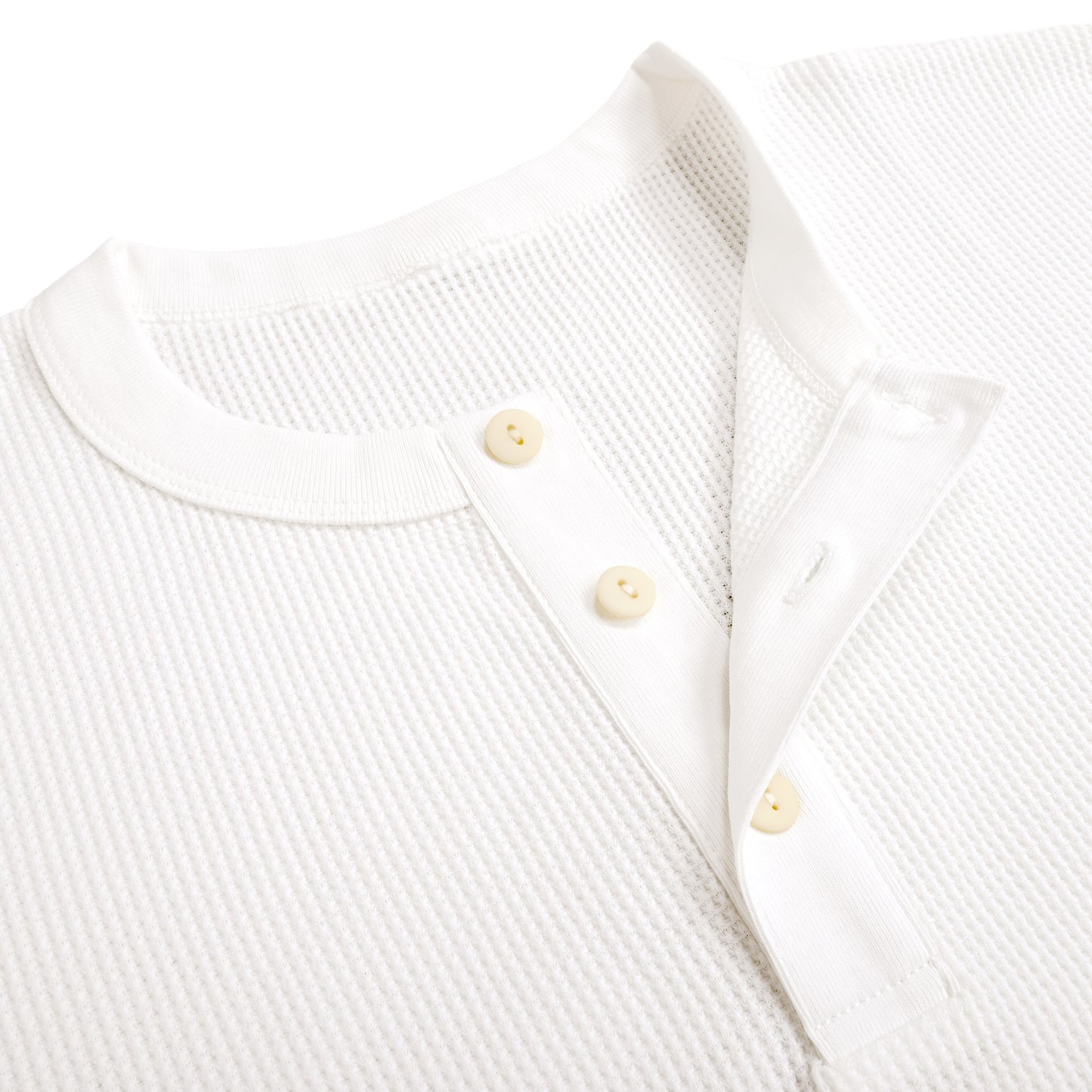 JP Fennex Waffle Henry Neck white image