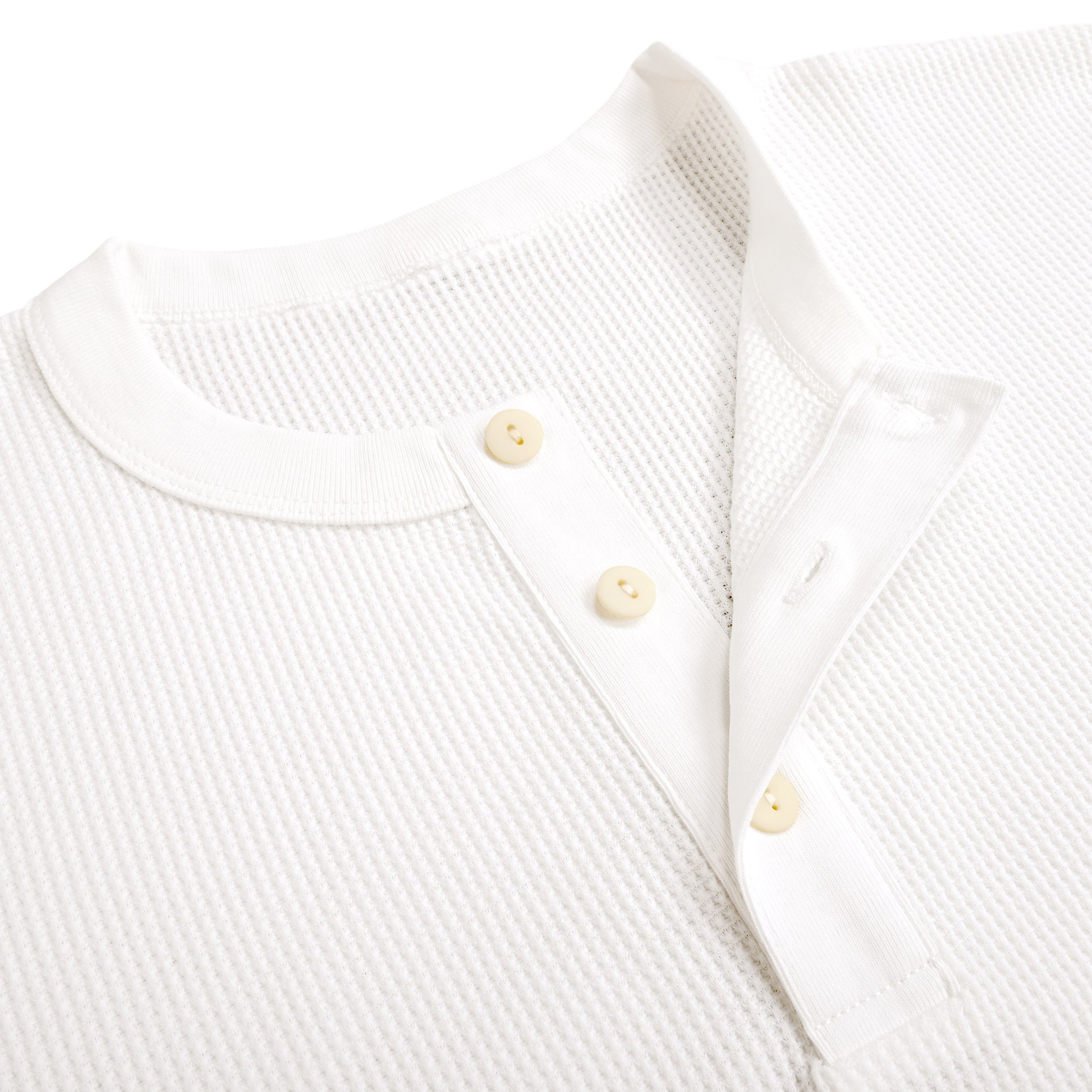 JP Fennex Waffle Henry Neck white image