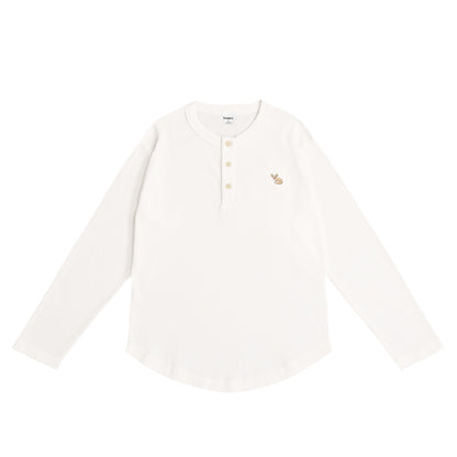 JP Fennex Waffle Henry Neck white image